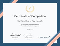 Certificate Sample